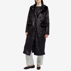 Fiorucci Black Faux Fur Coat