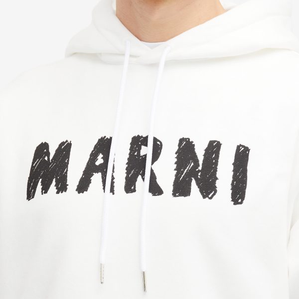 Marni Scribble Logo Hoodie