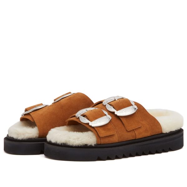 Toga Pulla Fluffy Buckle Sandals