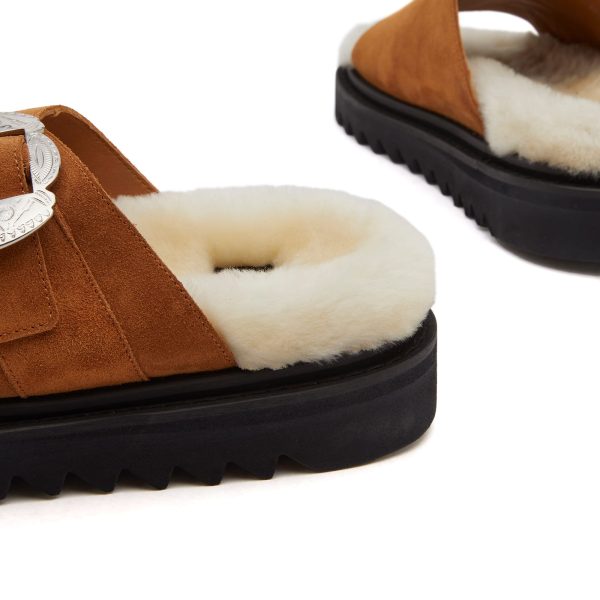 Toga Pulla Fluffy Buckle Sandals