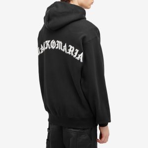 Wacko Maria Embroidered Gothic Logo Hoodie