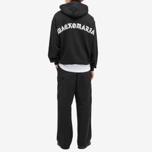 Wacko Maria Embroidered Gothic Logo Hoodie