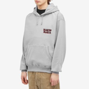 Wacko Maria Embroidered Gothic Logo Hoodie