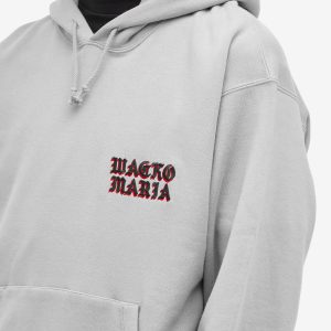 Wacko Maria Embroidered Gothic Logo Hoodie