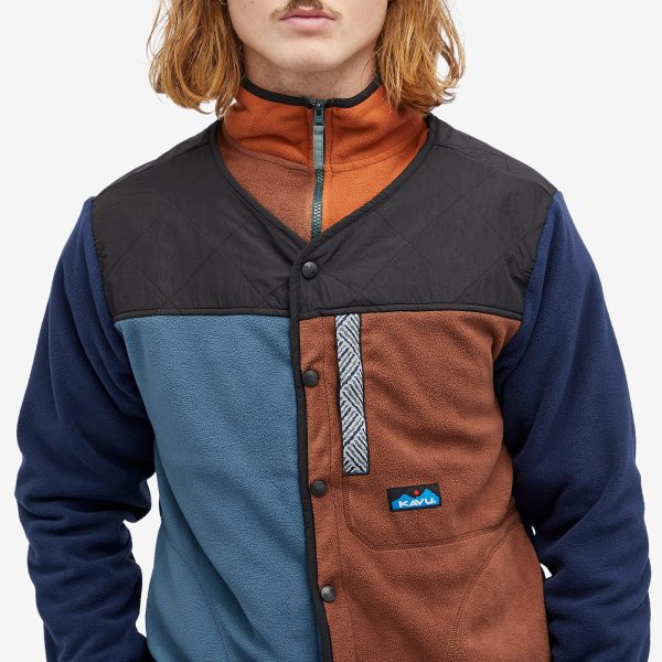 KAVU Brudenell Snap Fleece Cardigan