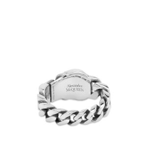 Alexander McQueen Skull Chain Ring