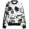 Alexander McQueen Intarsia Skull Crew Neck Jumper