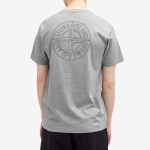 Stone Island Institutional Four Badge Back Print T-Shirt