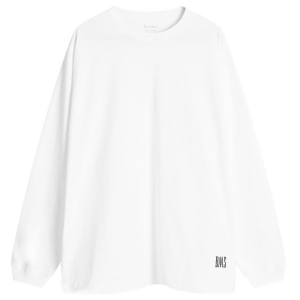 BEAMS BMS Logo Long Sleeve T-Shirt