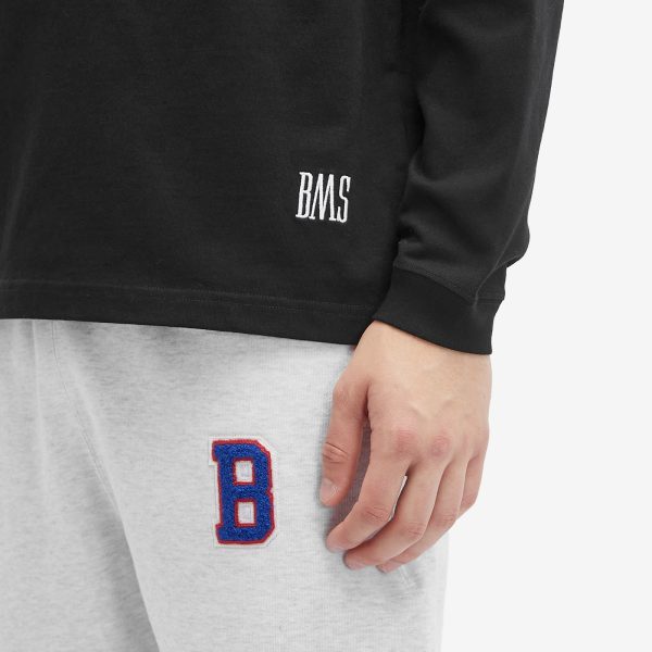 BEAMS BMS Logo Long Sleeve T-Shirt