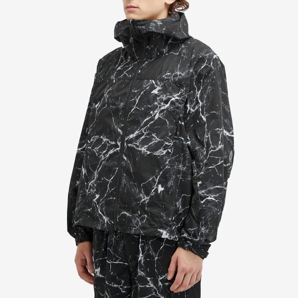 BEAMS Print Hooded Jacket