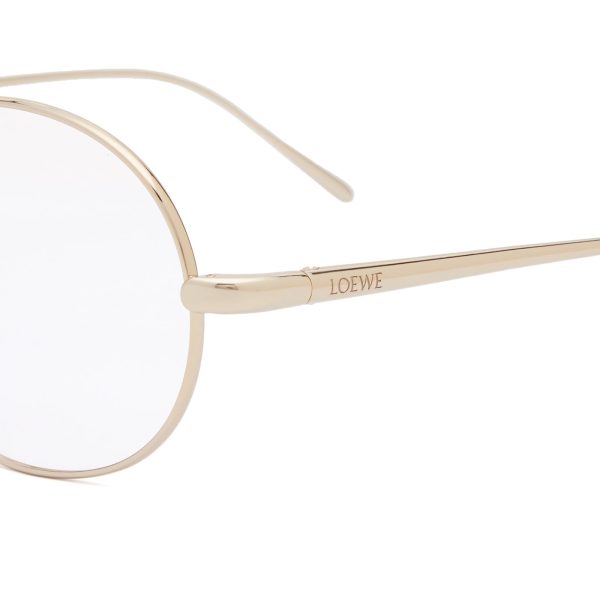 Loewe Slim Round Metal Glasses