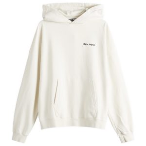 Palm Angels Classic Logo Embroidered Popover Hoodie