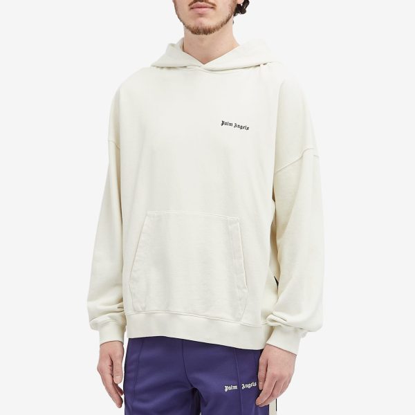 Palm Angels Classic Logo Embroidered Popover Hoodie