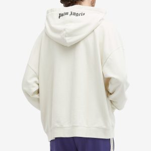 Palm Angels Classic Logo Embroidered Popover Hoodie