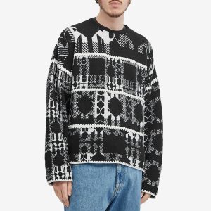 Palm Angels Monogram Knit Sweater