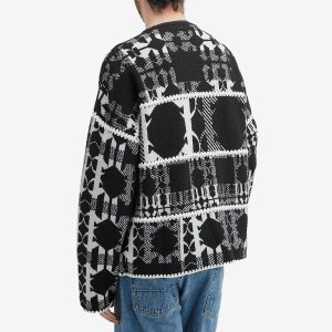 Palm Angels Monogram Knit Sweater