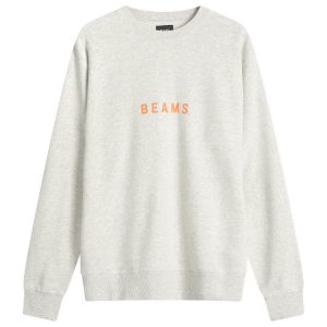 BEAMS Logo Crew Sweatshirt