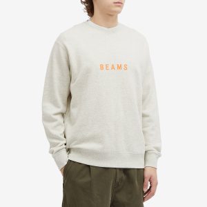 BEAMS Logo Crew Sweatshirt