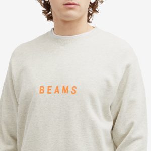 BEAMS Logo Crew Sweatshirt