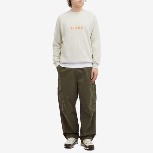 BEAMS Logo Crew Sweatshirt