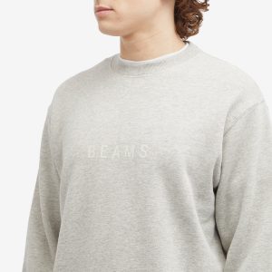 BEAMS Logo Crew Sweatshirt