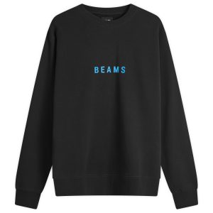 BEAMS Logo Crew Sweatshirt