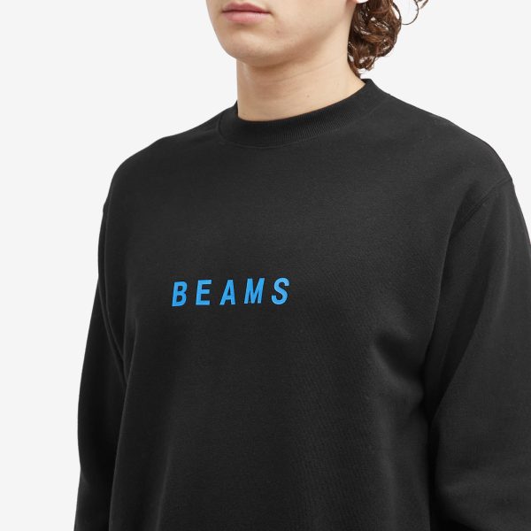 BEAMS Logo Crew Sweatshirt