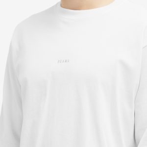 BEAMS Mini Logo Long Sleeve T-Shirt