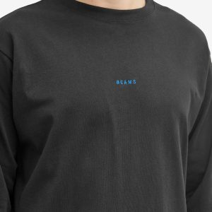 BEAMS Mini Logo Long Sleeve T-Shirt