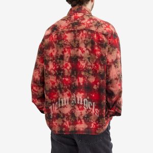 Palm Angels Logo Checked Shirt