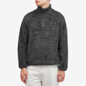 Pop Trading Company Arch Logo Half Zip Fleece