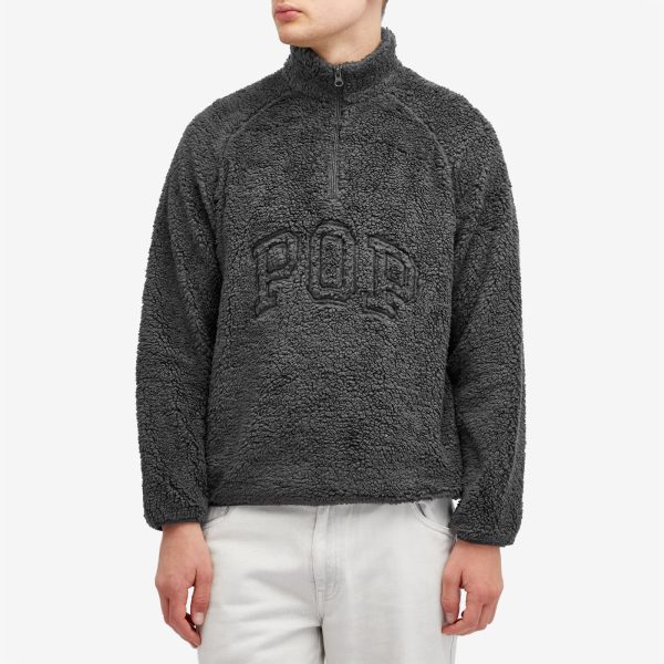 Pop Trading Company Arch Logo Half Zip Fleece