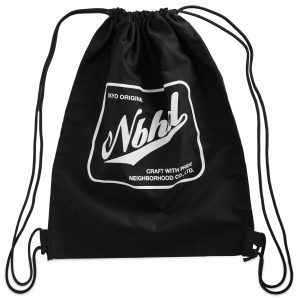 Neighborhood Logo Drawstring Tote Bag