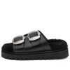 Toga Pulla Fluffy Buckle Sandals