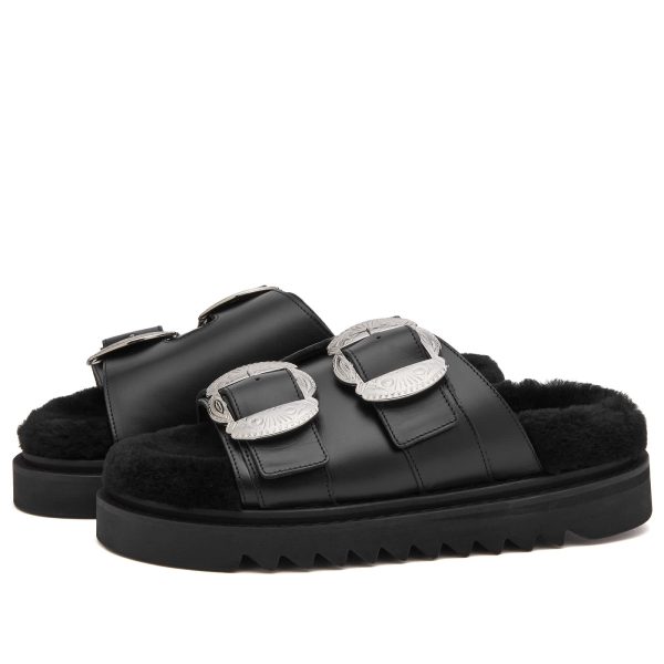 Toga Pulla Fluffy Buckle Sandals