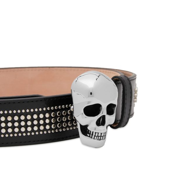 Alexander McQueen 3D Skull & Studs Belt