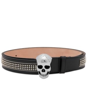 Alexander McQueen 3D Skull & Studs Belt