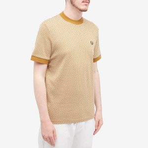 Fred Perry Micor Chequerboard T-Shirt