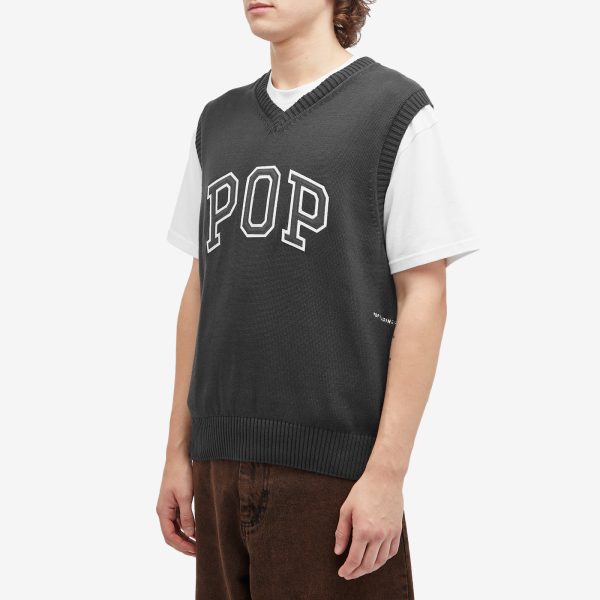 Pop Trading Company Arch Logo Knit Vest