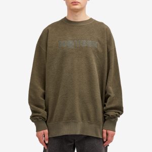 Alexander McQueen Vintage Stonewash Logo Crew Sweatshirt