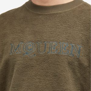 Alexander McQueen Vintage Stonewash Logo Crew Sweatshirt