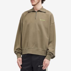 Palm Angels Logo Zip Sweatshirt