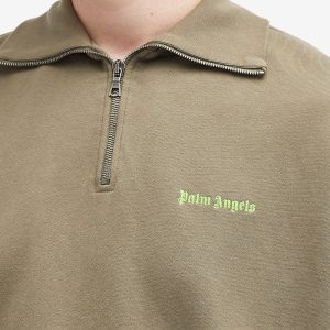 Palm Angels Logo Zip Sweatshirt