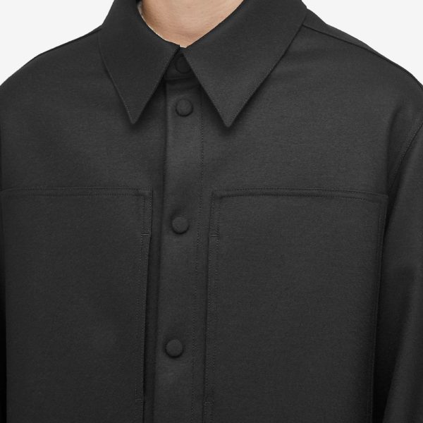 Jil Sander Melton Wool Overshirt