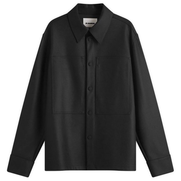 Jil Sander Melton Wool Overshirt