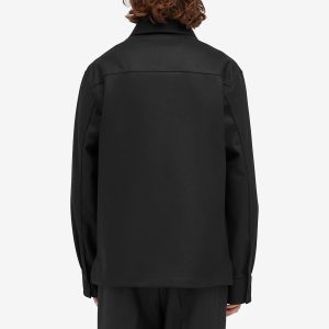 Jil Sander Melton Wool Overshirt