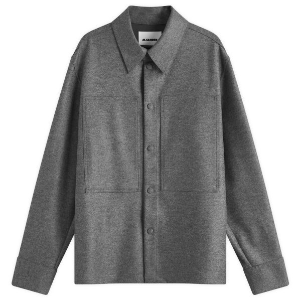 Jil Sander Melton Wool Overshirt