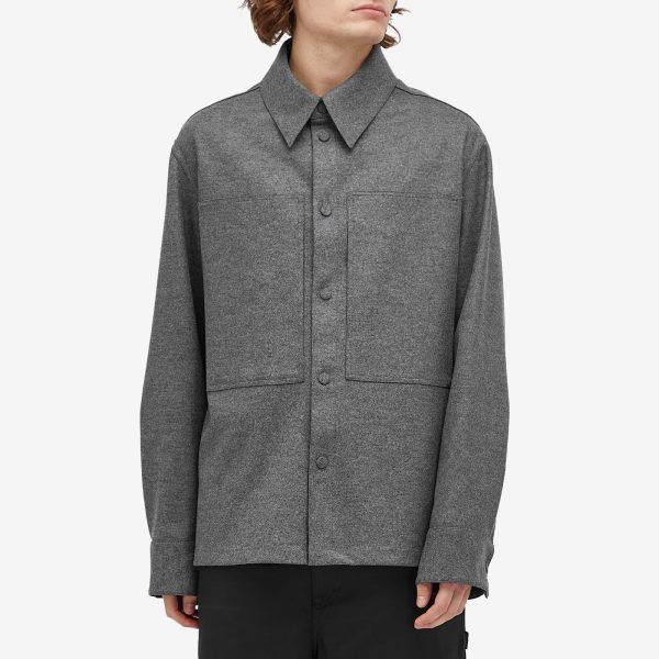 Jil Sander Melton Wool Overshirt