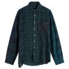 Needles 7 Cuts Over Dye Flannel Shirt